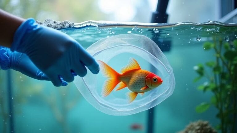 leave fish during change