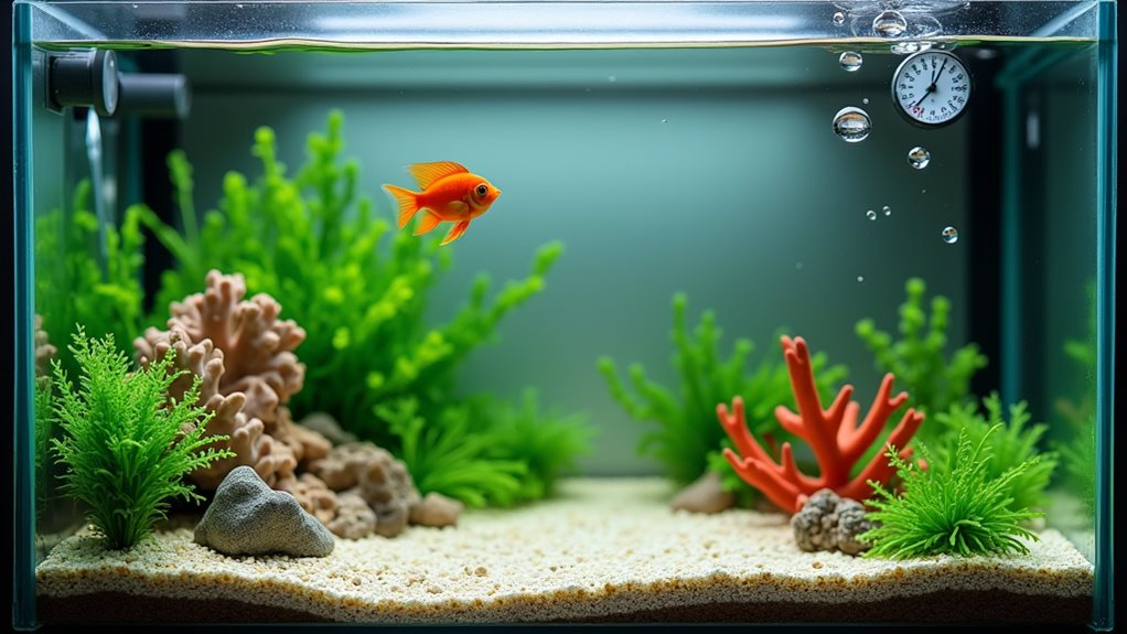 regular fish tank maintenance